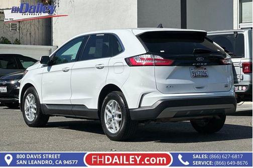 Oxford White 2022 Ford Edge SEL
