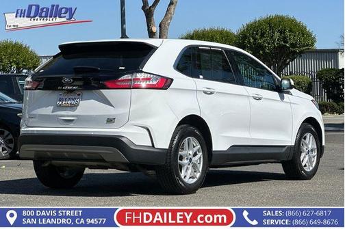 Oxford White 2022 Ford Edge SEL