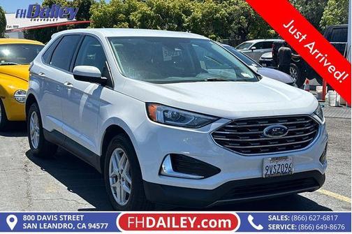 Oxford White 2022 Ford Edge SEL