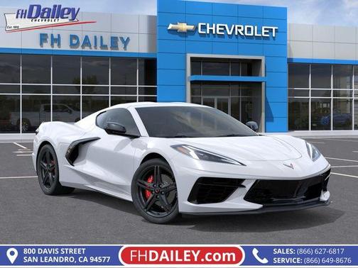 Arctic White 2026 Chevrolet Corvette Stingray w/1LT