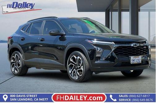 Black Metallic 2024 Chevrolet Trax 2RS