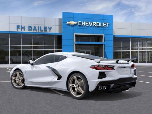 Arctic White 2026 Chevrolet Corvette Stingray w/1LT