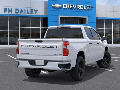 Summit White 2026 Chevrolet Silverado 1500 Custom