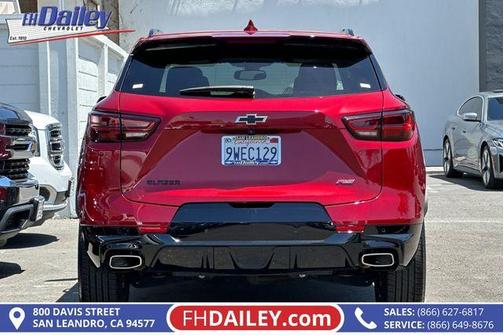 Radiant Red 2025 Chevrolet Blazer RS