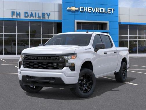 Summit White 2026 Chevrolet Silverado 1500 Custom
