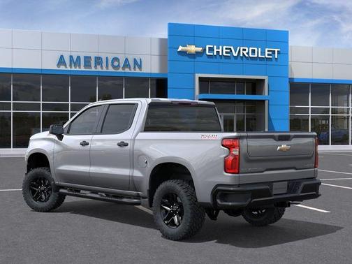 Sterling Gray Metallic 2026 Chevrolet Silverado 1500 Custom Trail Boss