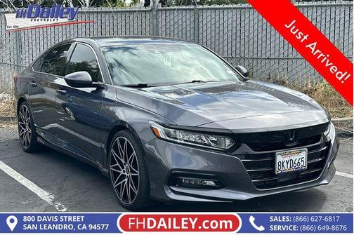 Gray 2019 Honda Accord Sport