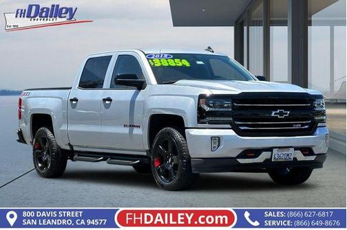 Silver Ice Metallic 2018 Chevrolet Silverado 1500 LTZ