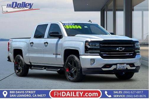 Silver Ice Metallic 2018 Chevrolet Silverado 1500 LTZ