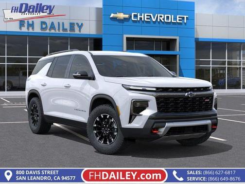 Polar White 2026 Chevrolet Traverse Z71