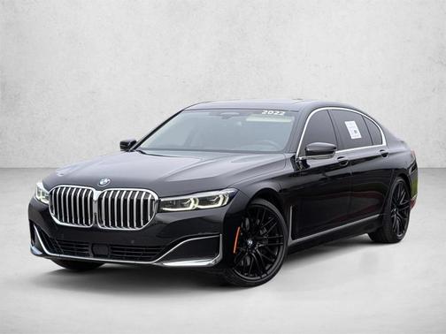 Black Sapphire Metallic 2022 BMW 750 i xDrive