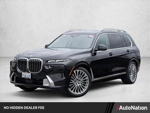 Black Sapphire Metallic 2025 BMW X7 xDrive40i