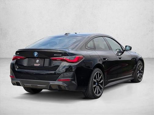 Black Sapphire Metallic 2024 BMW i4 Gran Coupe xDrive40