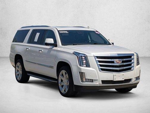 Crystal White Tri-Coat 2020 Cadillac Escalade ESV Luxury