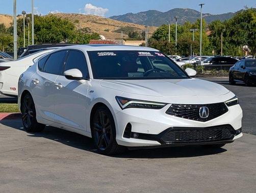 Platinum White Pearl 2024 Acura Integra A-Spec Technology