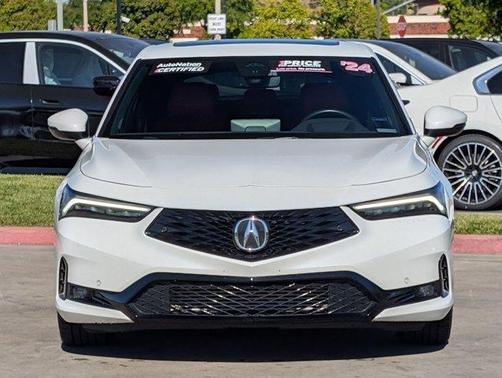 Platinum White Pearl 2024 Acura Integra A-Spec Technology