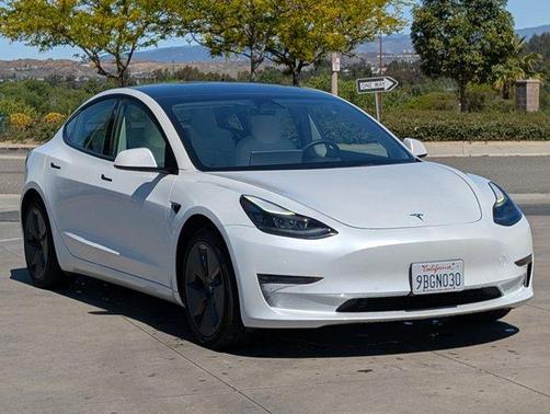 Pearl White Multi 2022 Tesla Model 3 Long Range