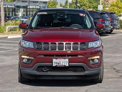 Velvet Red Pearlcoat 2021 Jeep Compass Altitude