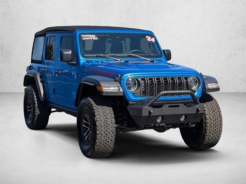 Hydro Blue Pearlcoat 2024 Jeep Wrangler Rubicon