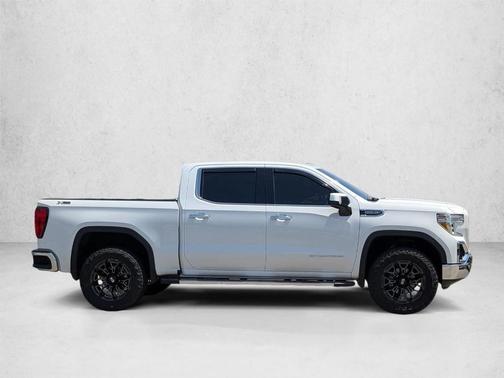 Summit White 2021 GMC Sierra 1500 SLT