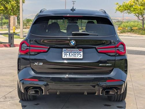 Black Sapphire Metallic 2023 BMW X3 sDrive30i