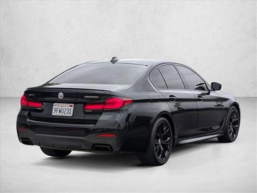 Black Sapphire Metallic 2023 BMW M550 i xDrive