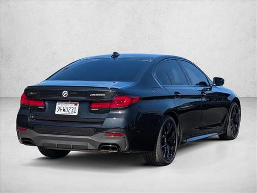 Black Sapphire Metallic 2023 BMW M550 i xDrive