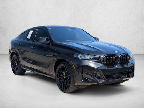 Black Sapphire Metallic 2025 BMW X6 M60i