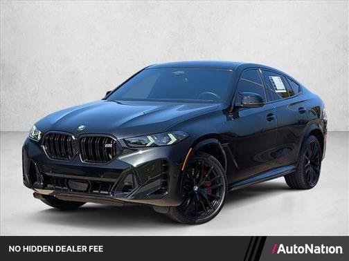 Black Sapphire Metallic 2025 BMW X6 M60i