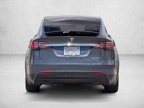 Silver Gray 2020 Tesla Model X Long Range Plus