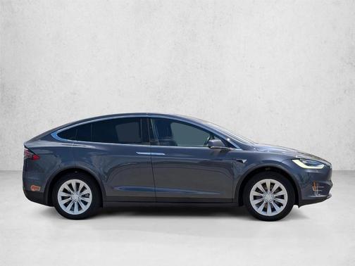 Silver Gray 2020 Tesla Model X Long Range Plus