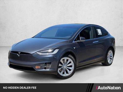 Silver Gray 2020 Tesla Model X Long Range Plus