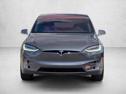 Silver Gray 2020 Tesla Model X Long Range Plus