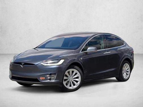 Silver Gray 2020 Tesla Model X Long Range Plus