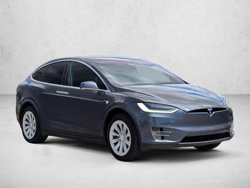 Silver Gray 2020 Tesla Model X Long Range Plus