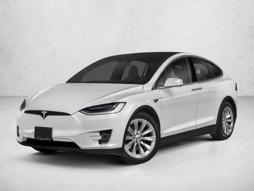 Silver Gray 2020 Tesla Model X Long Range Plus