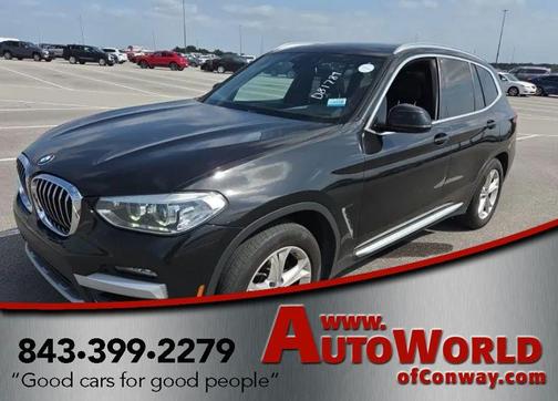 Black Sapphire Metallic 2021 BMW X3 xDrive30i