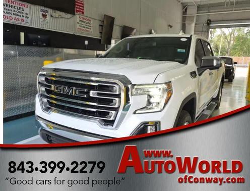 Summit White 2020 GMC Sierra 1500 SLT