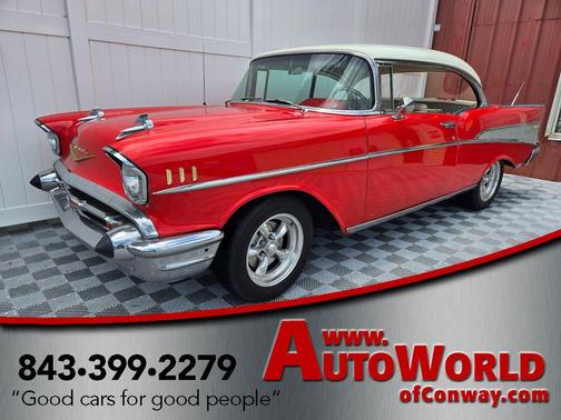 Orange 1957 Chevrolet Bel Air Base