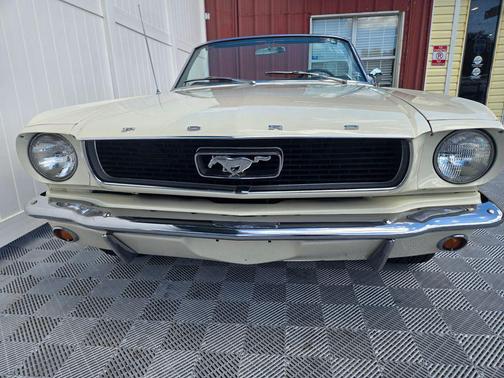 White 1966 Ford Mustang Base