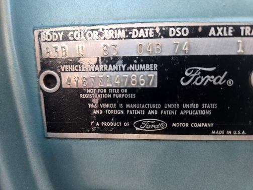 1964 Ford Thunderbird Base