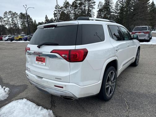 White Frost Tricoat 2018 GMC Acadia Denali