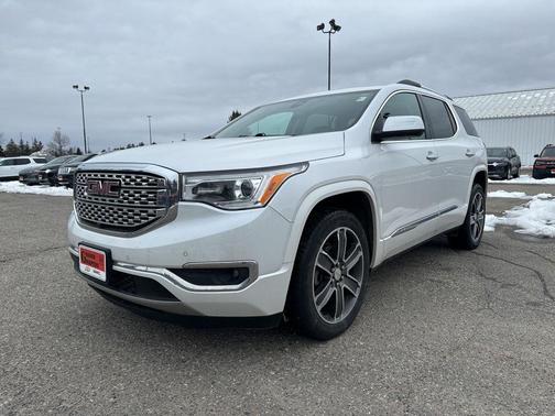 White Frost Tricoat 2018 GMC Acadia Denali
