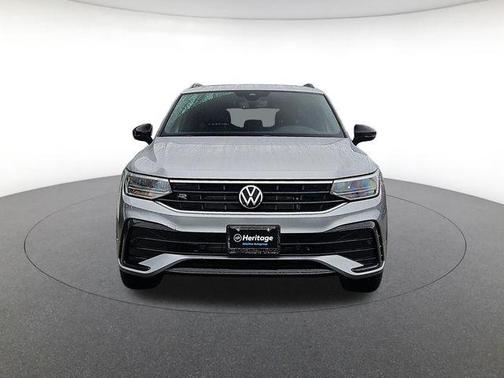 Silver Metallic 2023 Volkswagen Tiguan 2.0T SE R-Line Black