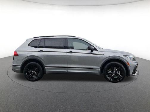 Silver Metallic 2023 Volkswagen Tiguan 2.0T SE R-Line Black