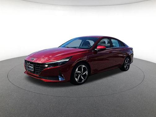 Scarlet Red Pearl 2021 Hyundai ELANTRA HEV Limited