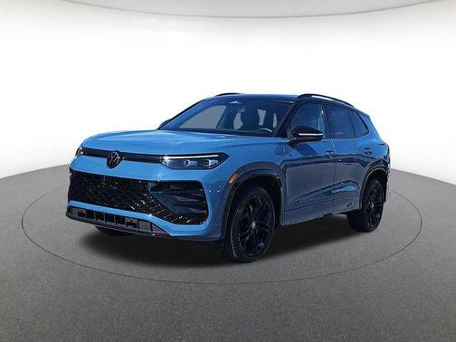 Monterey Blue Pearl w/Deep Black Roof 2025 Volkswagen Tiguan 2.0T SE R-Line Black 4MOTION