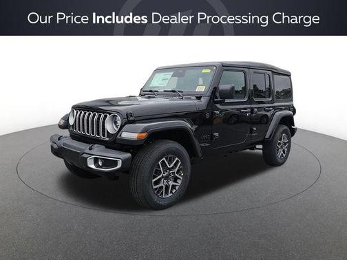 Black Clearcoat 2025 Jeep Wrangler 4-Door Sahara 4x4