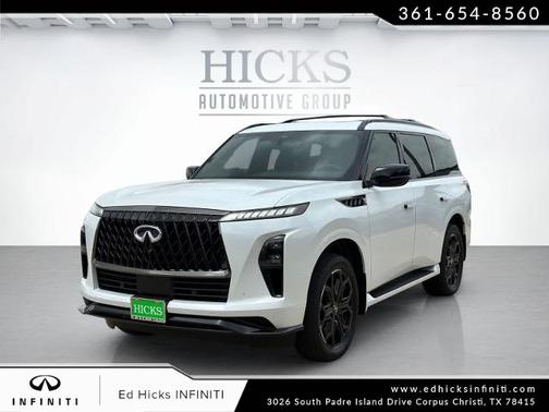 Radiant White 2026 INFINITI QX80 SPORT