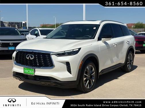 Majestic White 2023 INFINITI QX60 LUXE